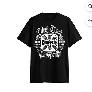 West Coast Choppers NEW Big and Tall Black "Fool Proof Sucka Free" Graphic Tee